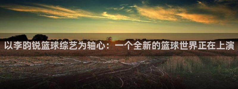 以李昀锐篮球综艺为轴心：一个全新的篮球世界正在上演