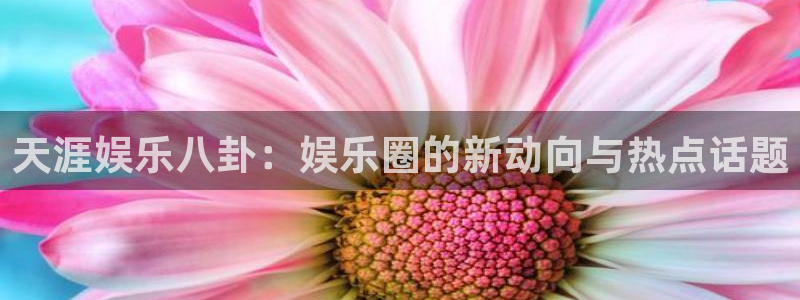 天涯娱乐八卦：娱乐圈的新动向与热点话题